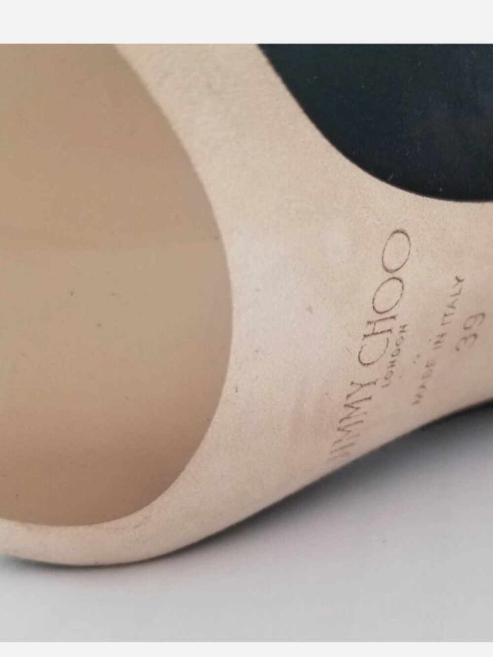 NWT Jimmy Choo Mendez Black Suede Stiletto Ankle Shoes Booties Size 39 - ITALY - Picture 6 of 12
